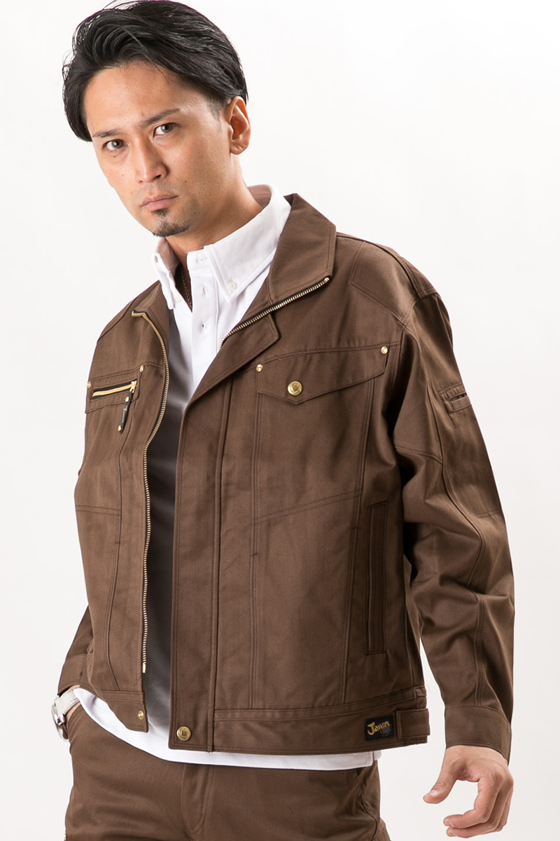 51500【秋冬年中作業服】発熱加工ジャンパー【JAWIN(ジャウィン)】
