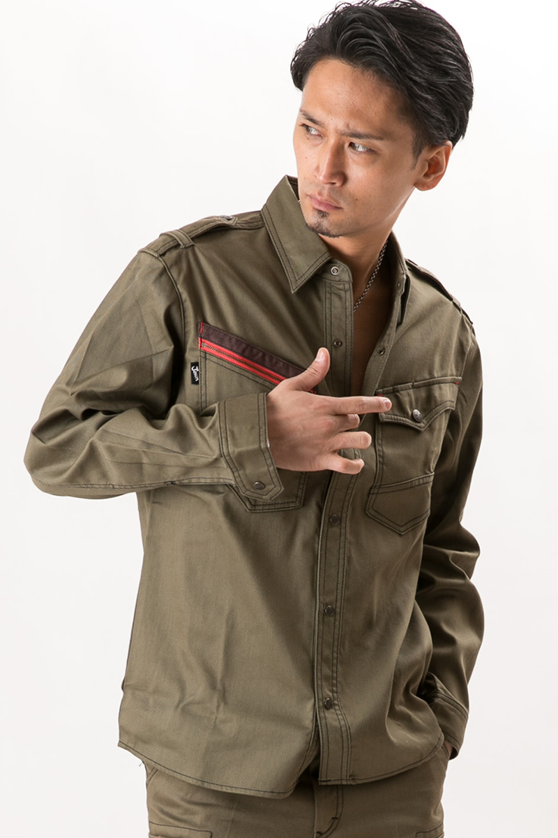 【JAWIN】【秋冬年中作業服】　長袖シャツ　51704
