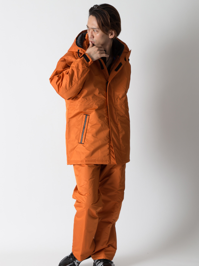 【ジーベック【秋冬年中作業服】防寒防水パンツ　591
　モデル画像1