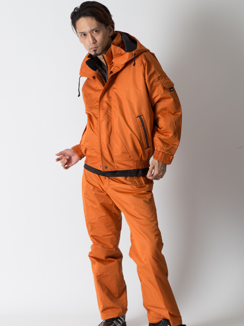 【ジーベック【秋冬年中作業服】防寒防水パンツ　592
　モデル画像1