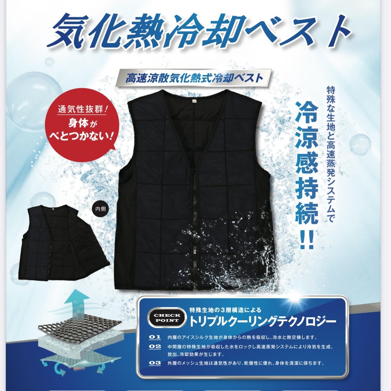 INUTEQ（高義）注水式冷却ベスト BODYCOOL SMART-X | だいまつネットストア