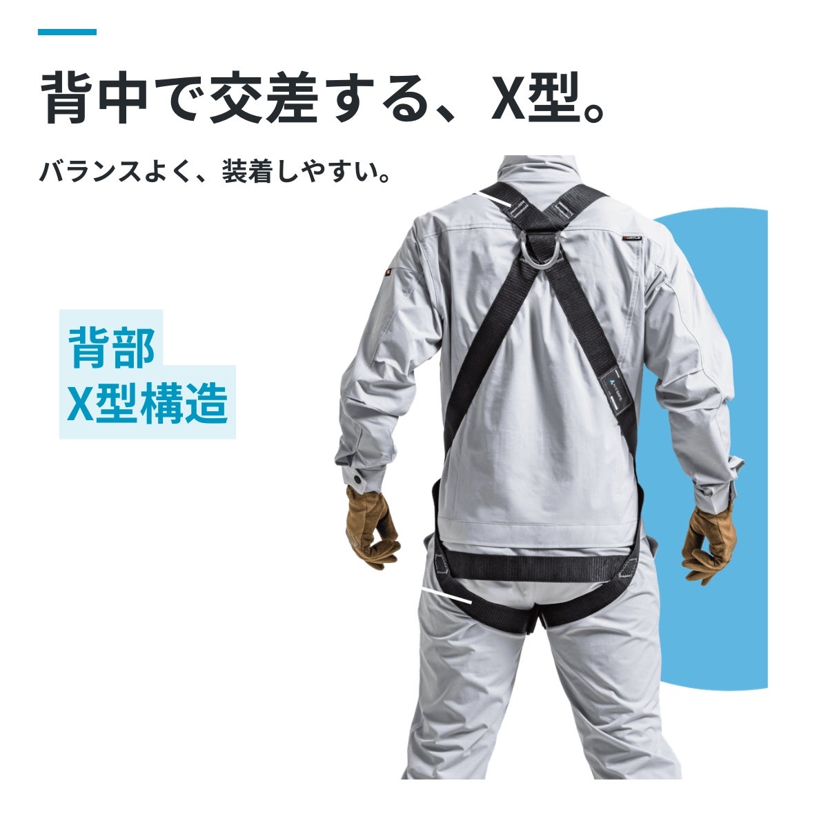 藤井電工】 TSUYORON AIR SAFE エアハーネス TH-700-OT フルハーネス